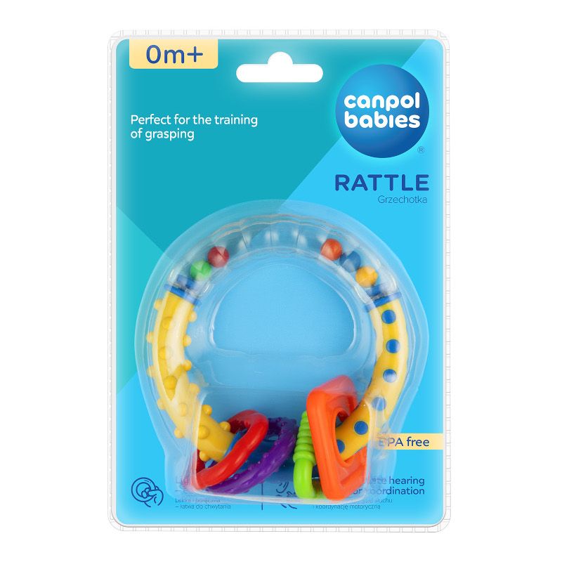 Дрънкалка, кръгла, шарена Canpol babies, Colourful Balls, 3м+ – 2