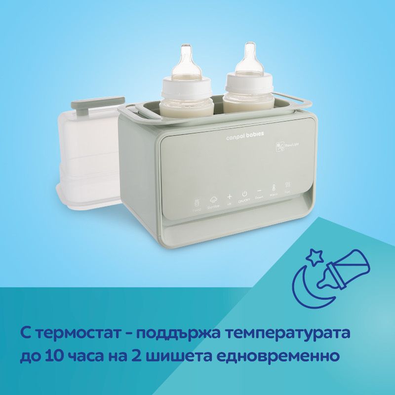 Нагревател и стерилизатор с термостат и лампа 7в1 Canpol babies – 7