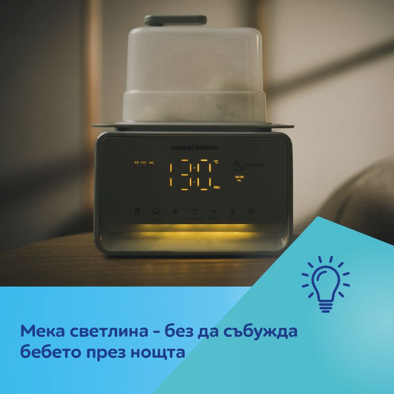 Нагревател и стерилизатор с термостат и лампа 7в1 Canpol babies – 8