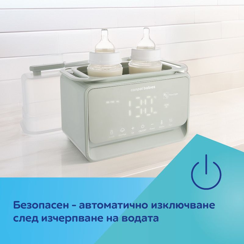 Нагревател и стерилизатор с термостат и лампа 7в1 Canpol babies – 9