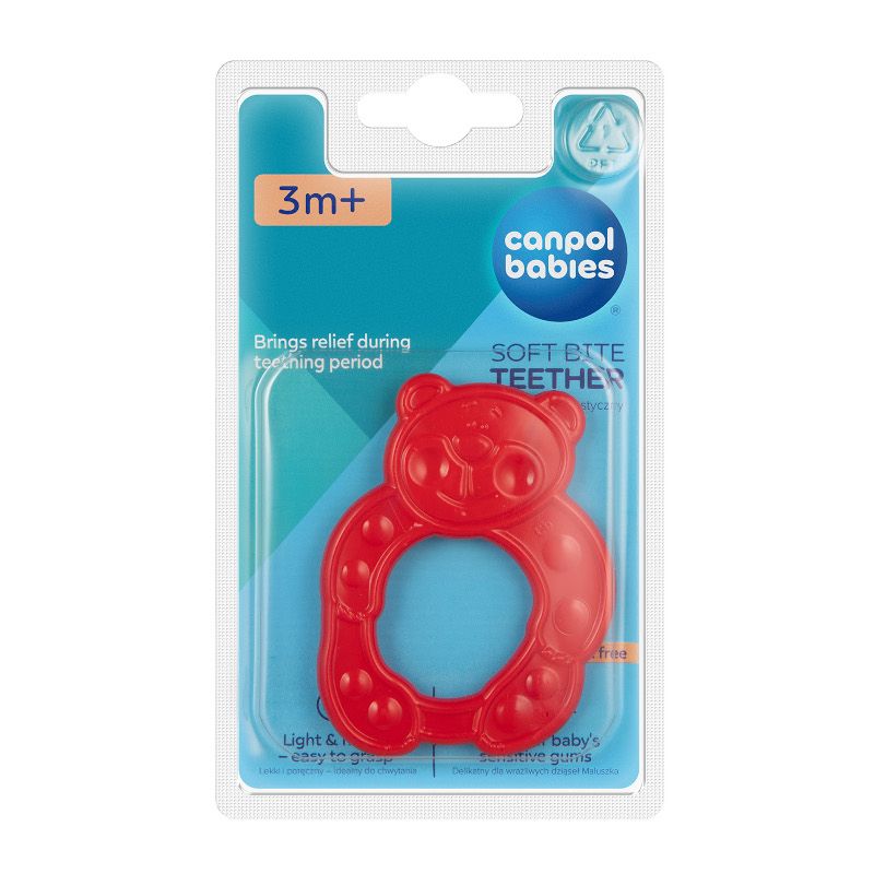 Гъвкава чесалка, Canpol babies, мече, 0м+, 1 бр. – 7
