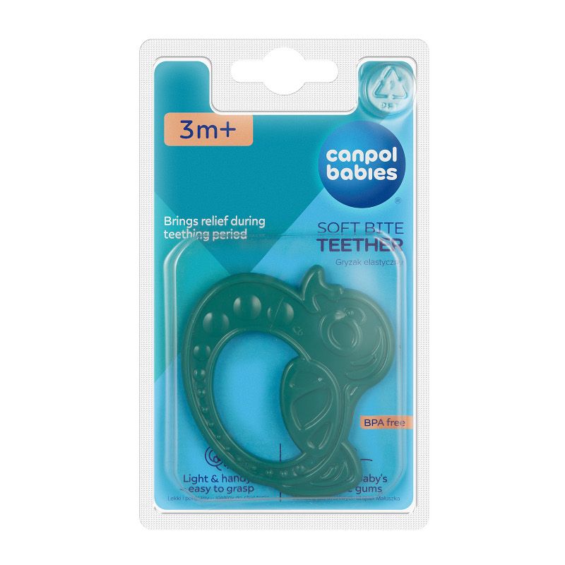 Гъвкава чесалка, Canpol babies, пате, 0м+, 1 бр. – 6