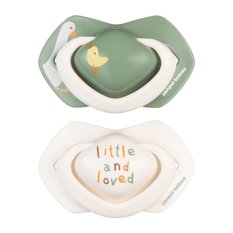 Симетрични залъгалки Canpol babies, Goose, 6-18м