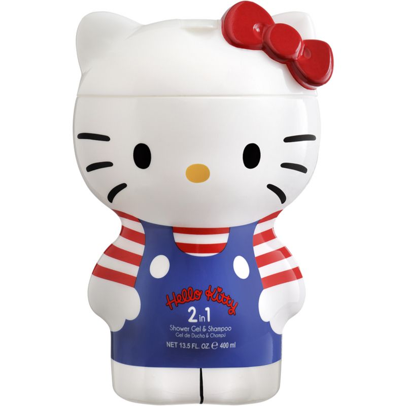 Душ гел и шампоан 2в1 2D Hello Kitty, 400 мл