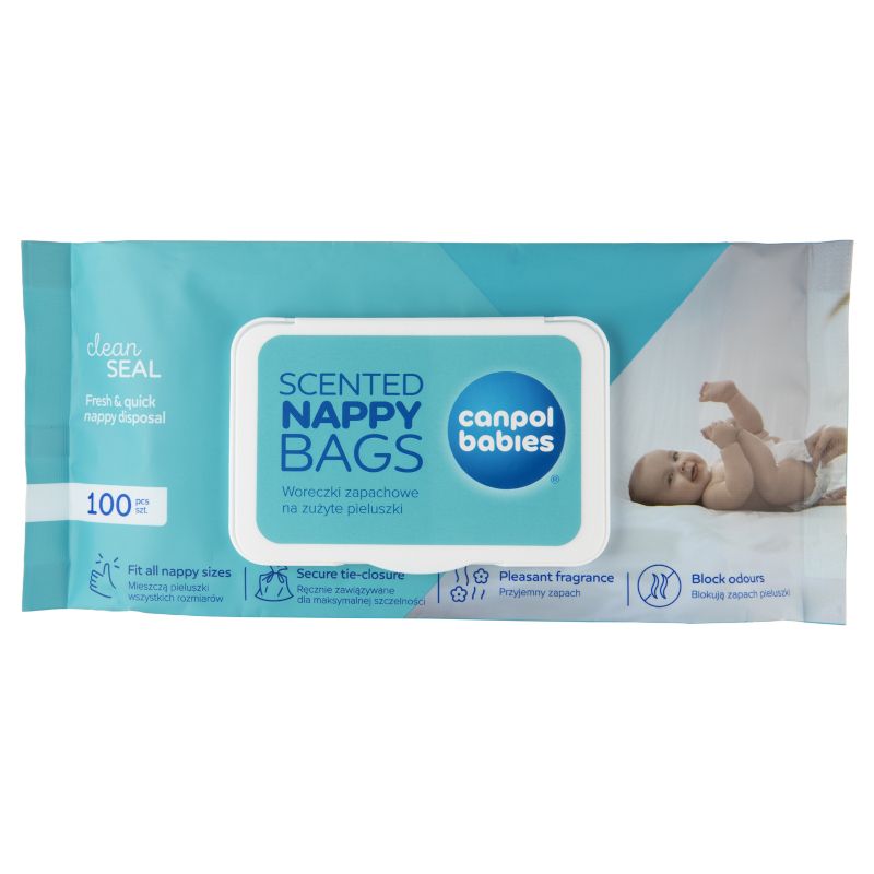 Ароматизирани торбички за използвани пелени Canpol babies, 100 бр. – 4