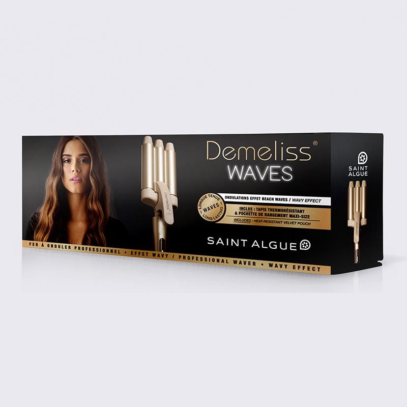 Ретро преса за коса Demeliss Saint Algue Waves – 3