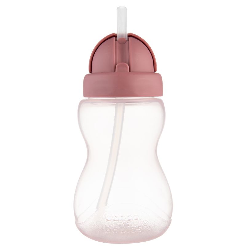 Шише с мека сламка и капаче, Canpol babies, розово – 7
