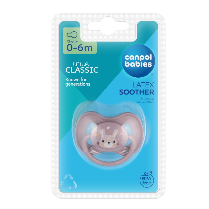 Каучукова залъгалка-черешка Canpol babies, Animals, 0-6м – 3