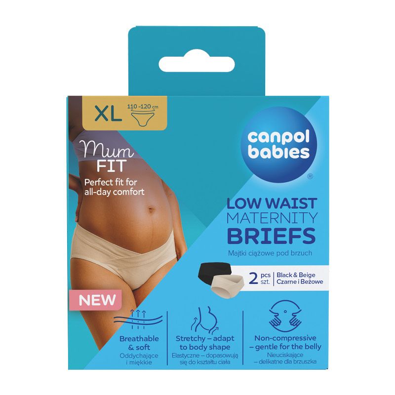 Бикини за бременни под корема Canpol babies, MumFit, XL, 2 бр. – 4