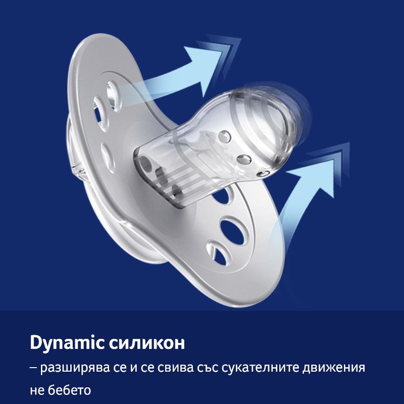 Силиконови залъгалки CapiChill Girl, LOVI, 2 бр., 18м+ – 2