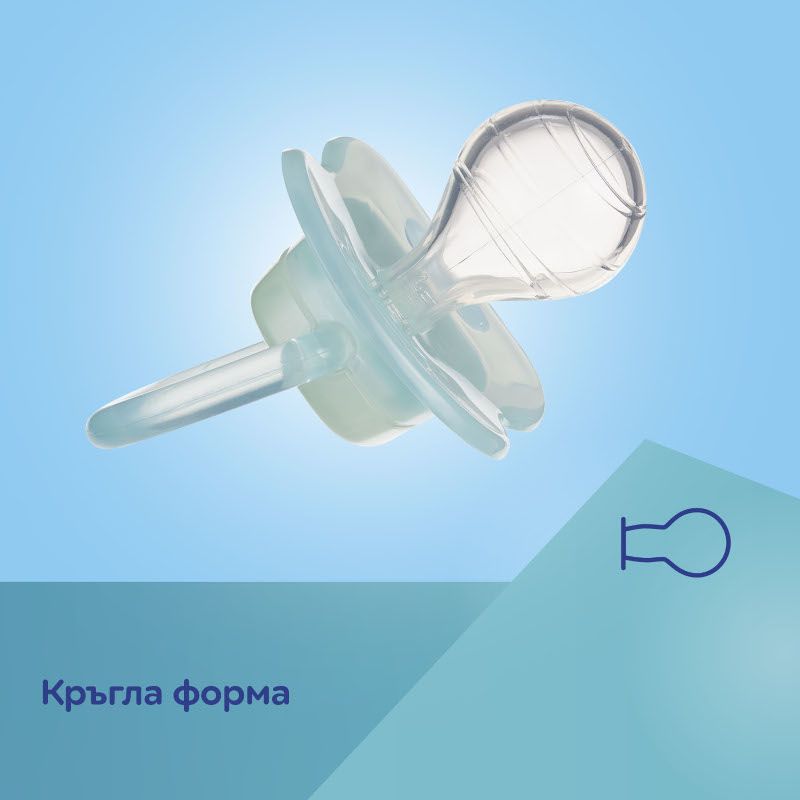 Силиконова залъгалка-черешка Canpol babies, Love&Sea, 6-18м – 4