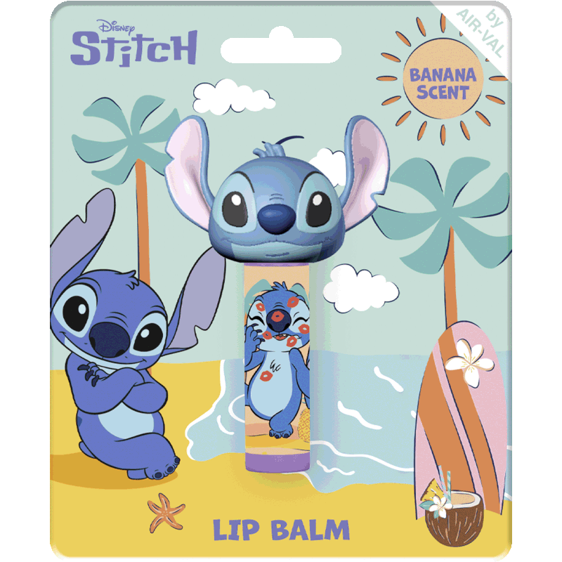 Балсам за устни с 3D капачка Stitch