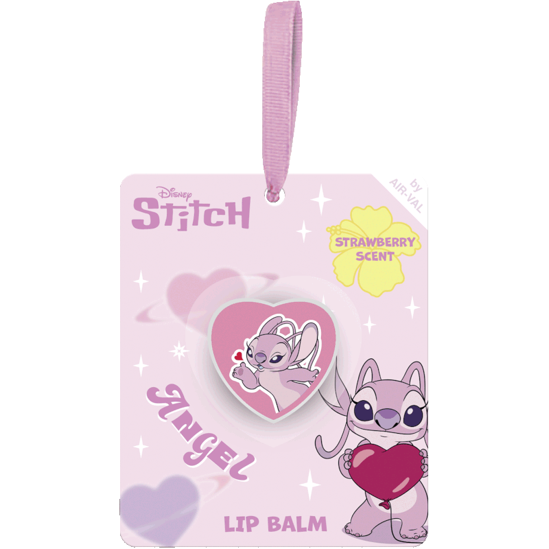 Балсам за устни в кутийка-сърце Angel, Stitch