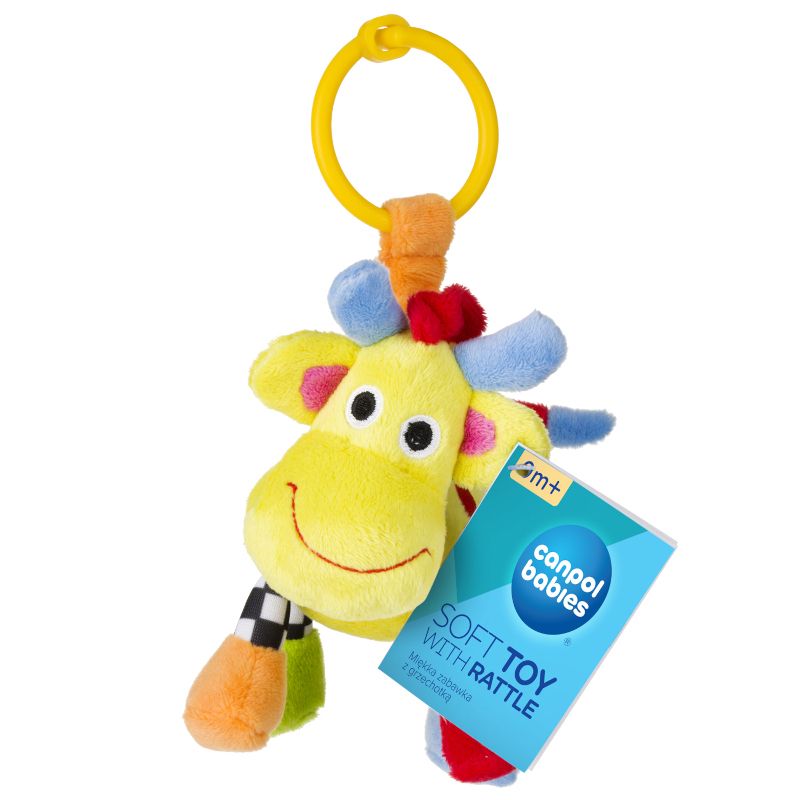 Мека играчка с дрънкалка Canpol babies, Crazy Animals – 2