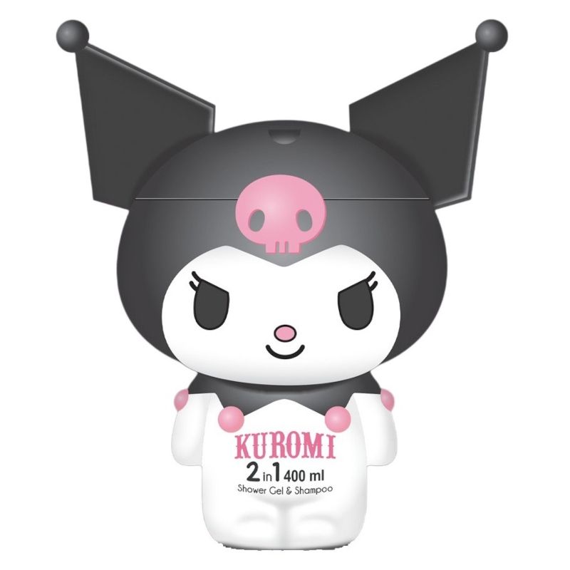 Душ гел и шампоан 2в1 2D Kuromi, 400 мл