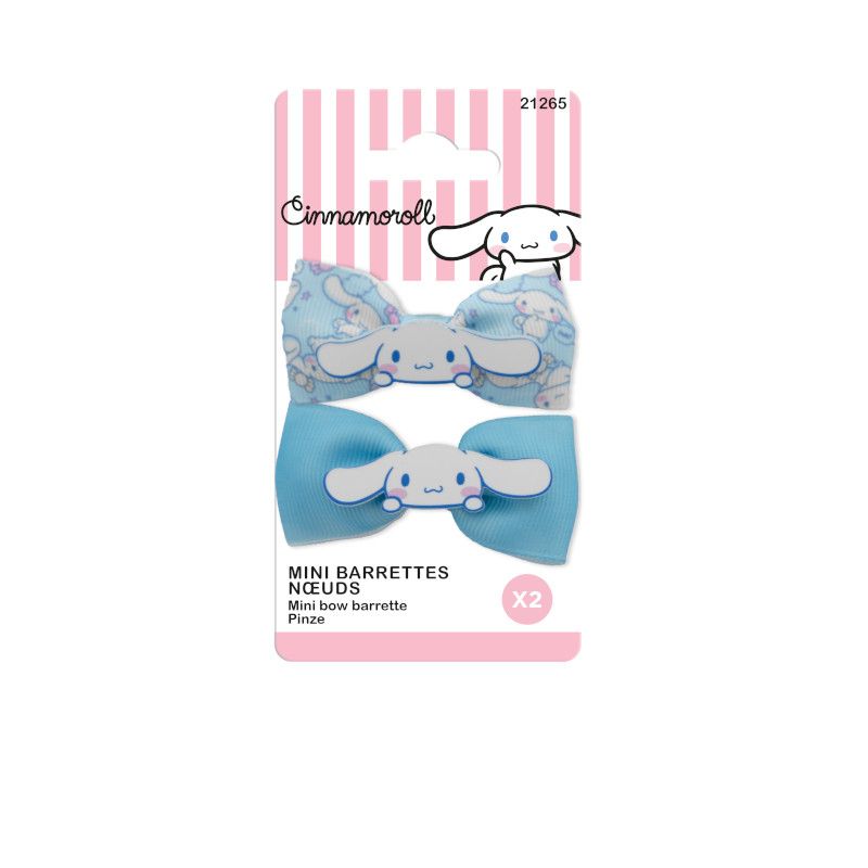 Мини щипки за коса с панделка Cinnamoroll, 2 бр.