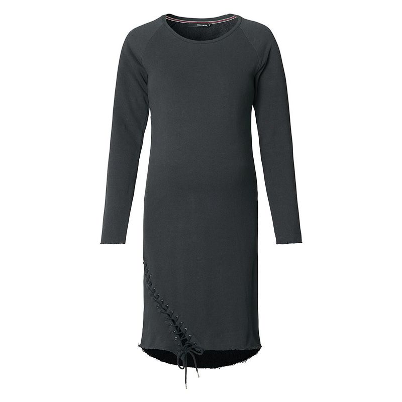 Рокля за бременни с дълъг ръкав Noppies, Sweat Lace Up – 3