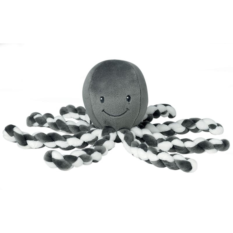 Мека играчка, Nattou, Octopus, сиво