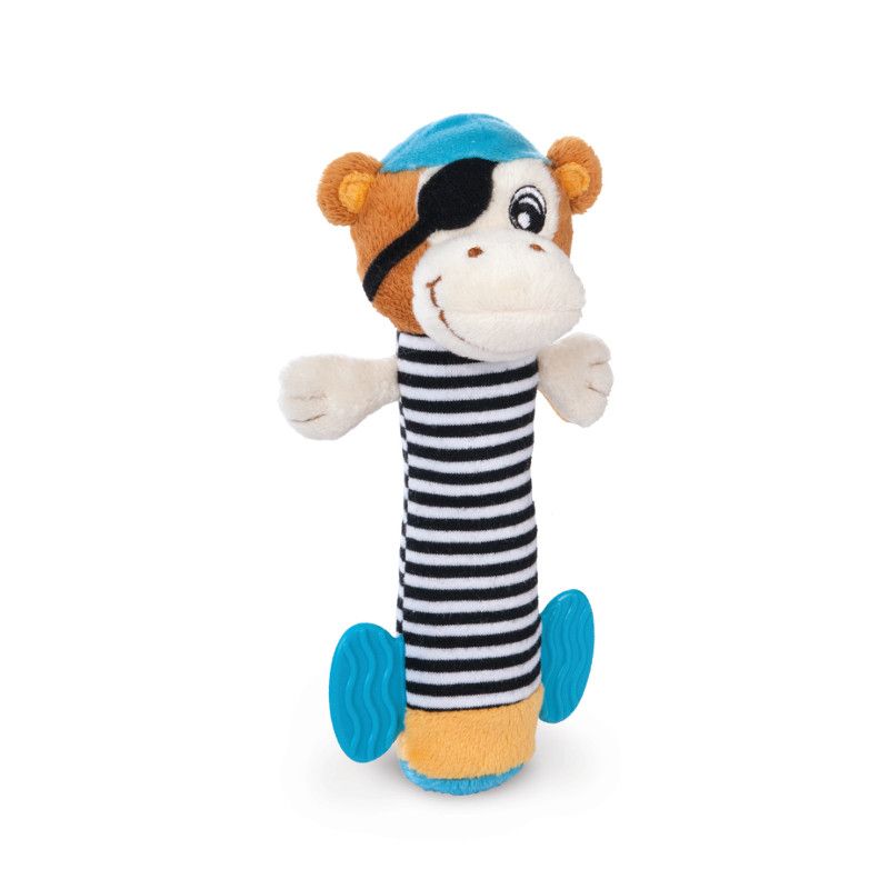 Мека играчка със свирка Canpol babies, Pirates, 0м+, маймуна