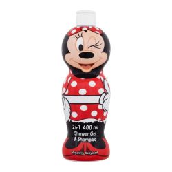 Душ гел и шампоан 2в1 2D Minnie, 400мл.