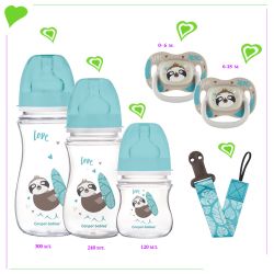Комплект Canpol babies, ANIMALS- син