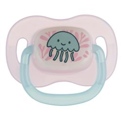 Силиконова залъгалка-черешка Canpol babies, Love&Sea, 0-6м.