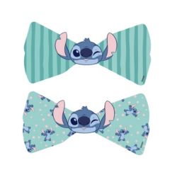 Мини щипки за коса с панделка Stitch- 2 бр.