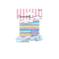 Ластици за коса с украшение Cinnamoroll- 12 бр.