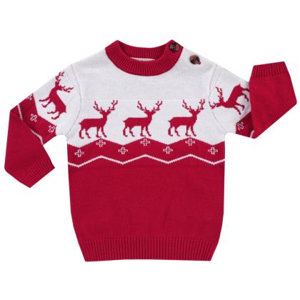 Плетен пуловер с дълъг ръкав Jacky baby, CHRISTMAS