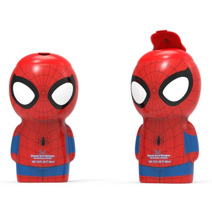 Душ гел и шампоан 2в1 2D Spiderman, 400мл.