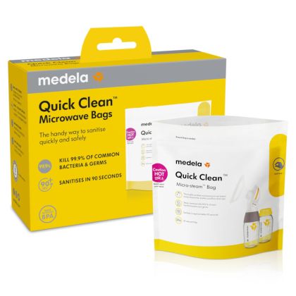 Пликчета за стерилизиране Medela, Quick Clean, 5 бр.