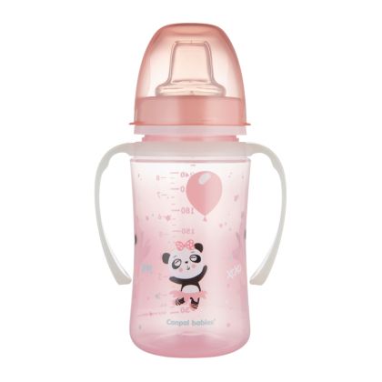 Неразливаща се чаша с мек накрайник Canpol babies, 240мл., 6м+