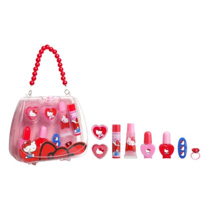 Детски козметичен комплект в чантичка Hello Kitty
