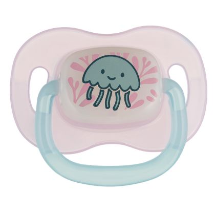 Силиконова залъгалка-черешка Canpol babies, Love&Sea, 0-6м.