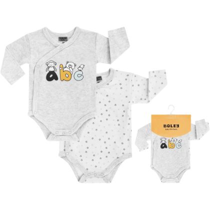 Боди с дълъг ръкав с прехлупване -2 бр.Jacky, Boley