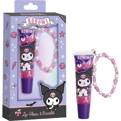 Комплект гривна и гланц за устни Kuromi