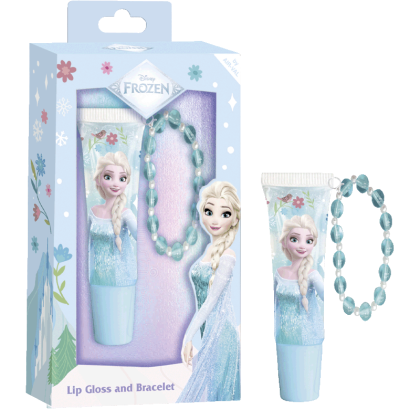 Комплект гривна и гланц за устни Frozen