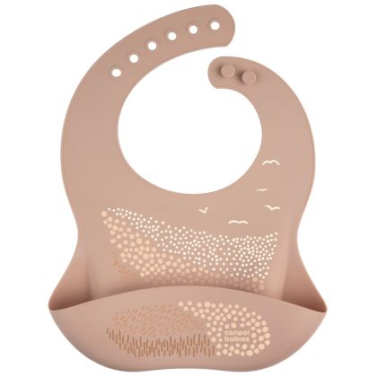 Силиконов лигавник с джоб Canpol babies, 4м+
