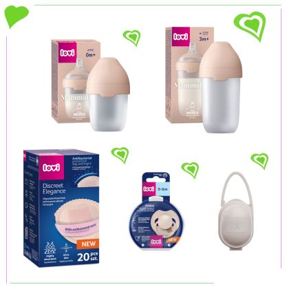 Комплект за бебе Lovi Mammafeel Nude