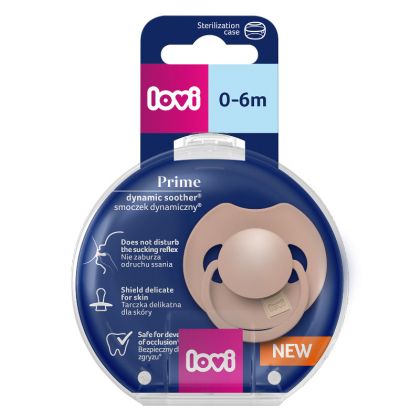 Силиконова динамична залъгалка Prime Blush, Lovi, 0-6 м