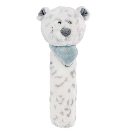 Мека играчка със свирка Nattou, Lea, снежен леопард