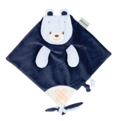 Мека играчка -  одеялце Nattou, мече