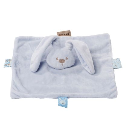 Мека играчка - одеялце Nattou, синьо