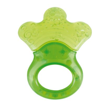 Водна чесалка  с дрънкалка Canpol babies, Little paw, зелена