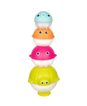 Комплект от креативни играчки за баня с "дъжд" Canpol babies, OCEAN - 4бр.