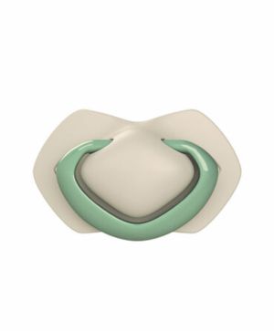 Комплект от симетрични силиконови залъгалки Canpol babies, PURE COLOR - 2бр, 6-18 м., бежови