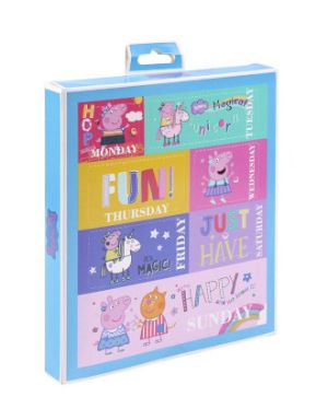Комплект аксесоари Peppa Pig - Календар със 7 подаръка