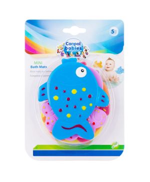 Играчки за баня с вендузи Canpol babies, Colorful Ocean - 5 бр.