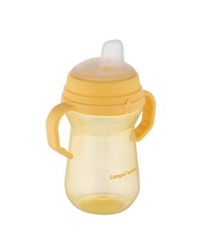 Неразливаща се чаша Canpol babies, FirstCup, 250 мл., 6м+, жълта