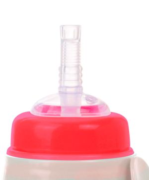 Преходна неразливаща се чаша със сламка Canpol babies, Hello little,  350 мл, 12м+, бежова